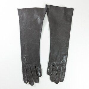 Vintage brown Real Kid leather gloves size 6.5